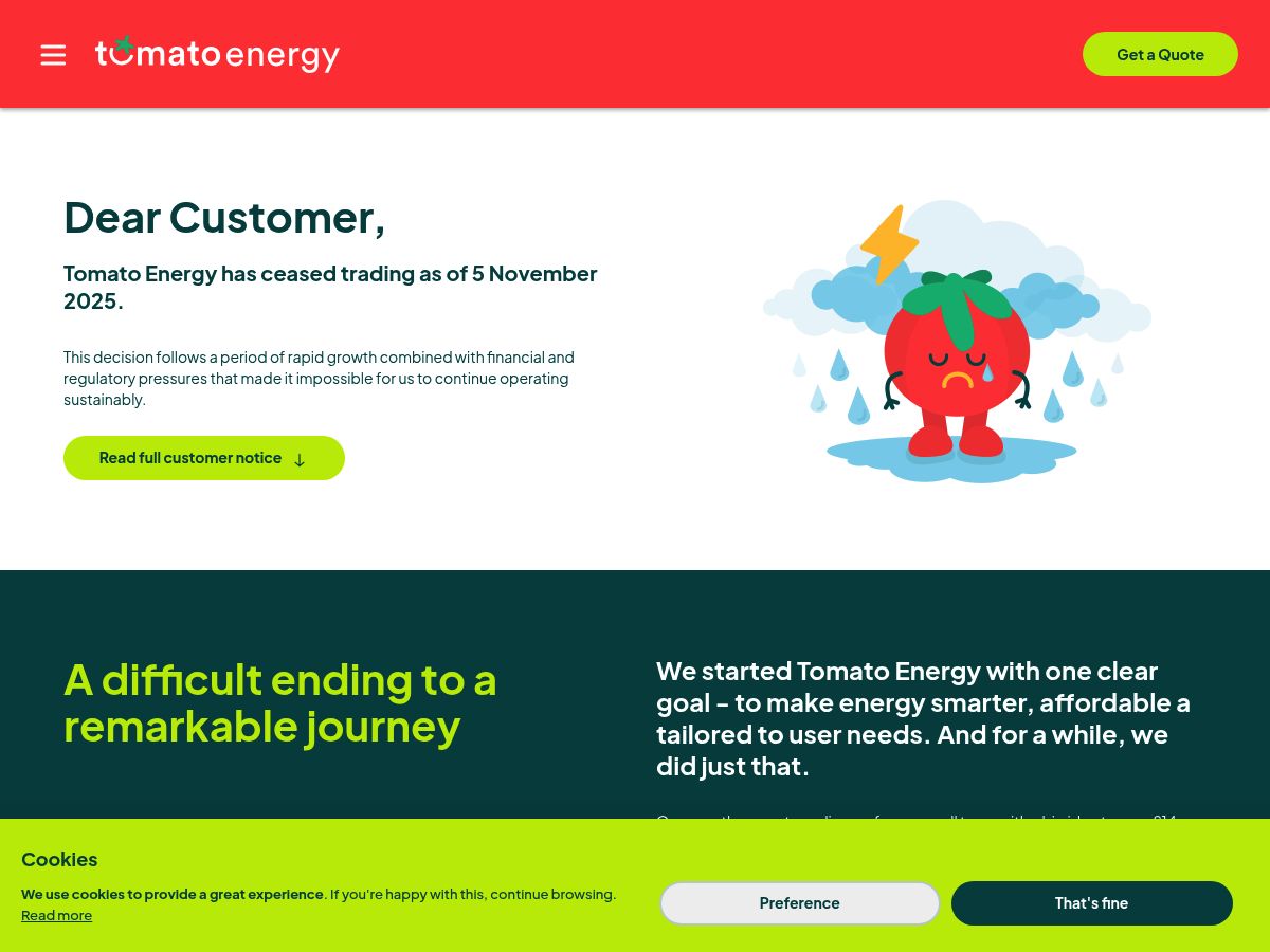 Tomato Energy logo