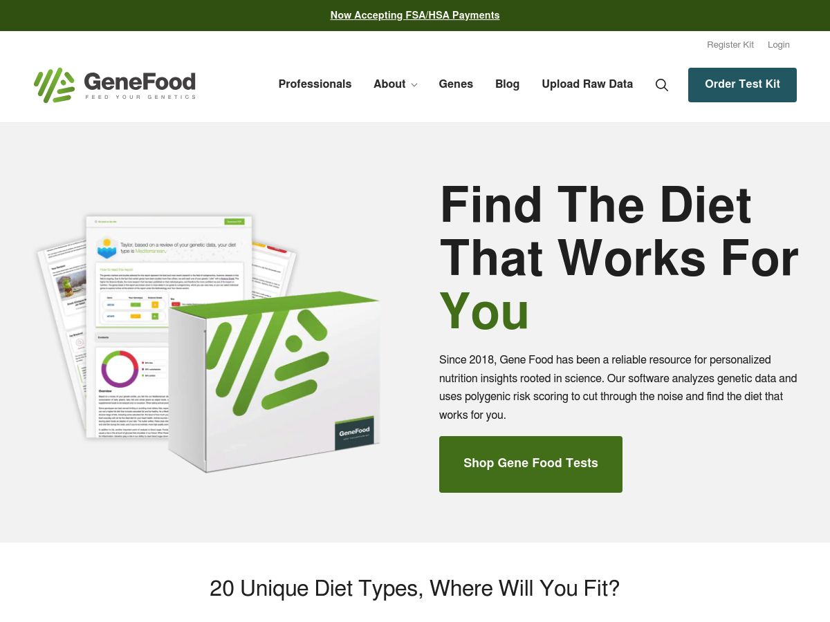 Gene Food logo