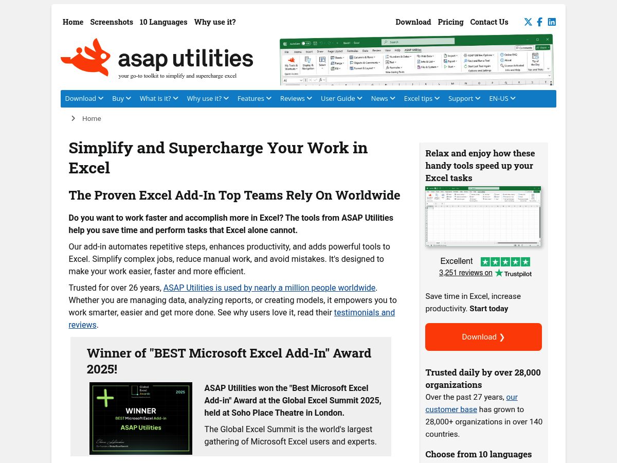 ASAP Utilities logo