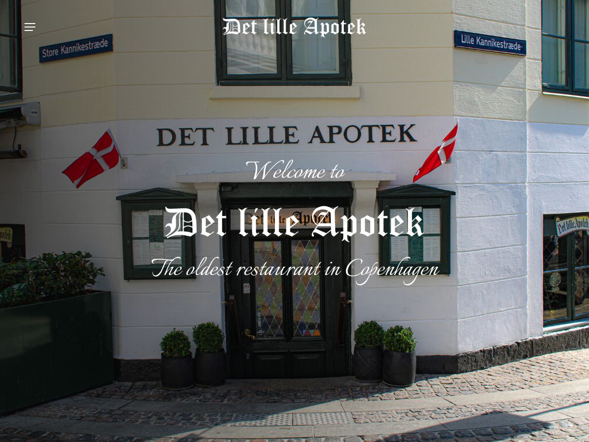 Restaurant Det Lille Apotek logo