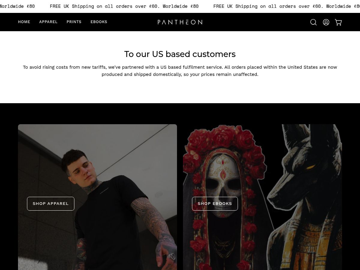 Pantheon Apparel logo