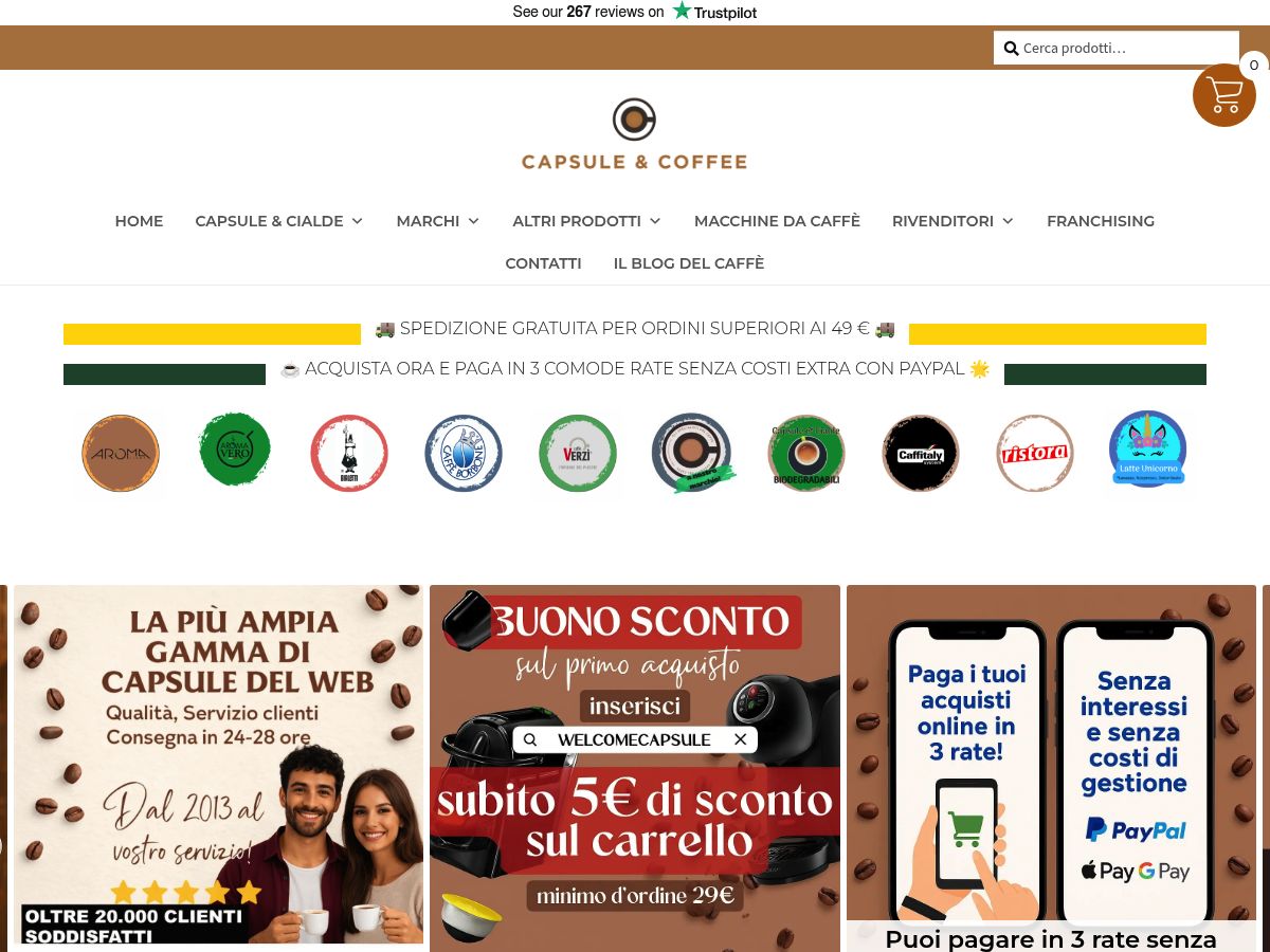 Capsule & Coffee logo