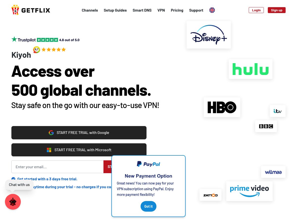 Getflix logo