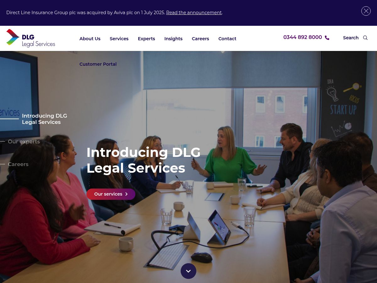 DLG LEGAL SERVICES LIMITED logo