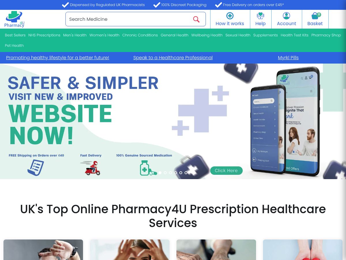 Online Pharmacy 4U logo