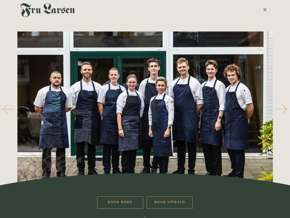 Hotel og Restaurant Fru Larsen logo