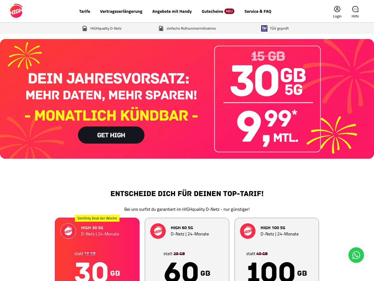 High Mobile logo