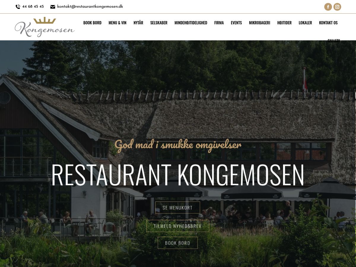 Restaurant Kongemosen logo