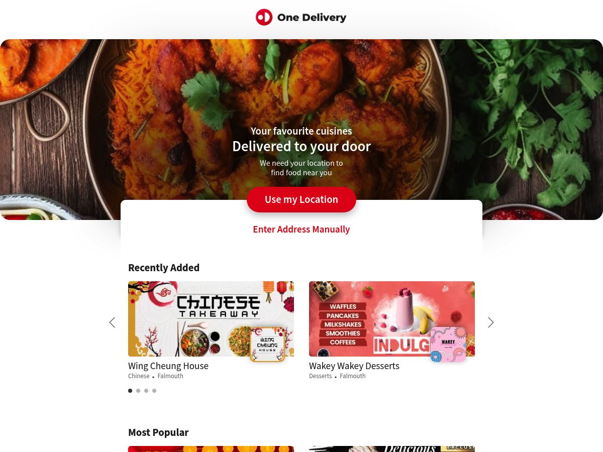 One Delivery  logo