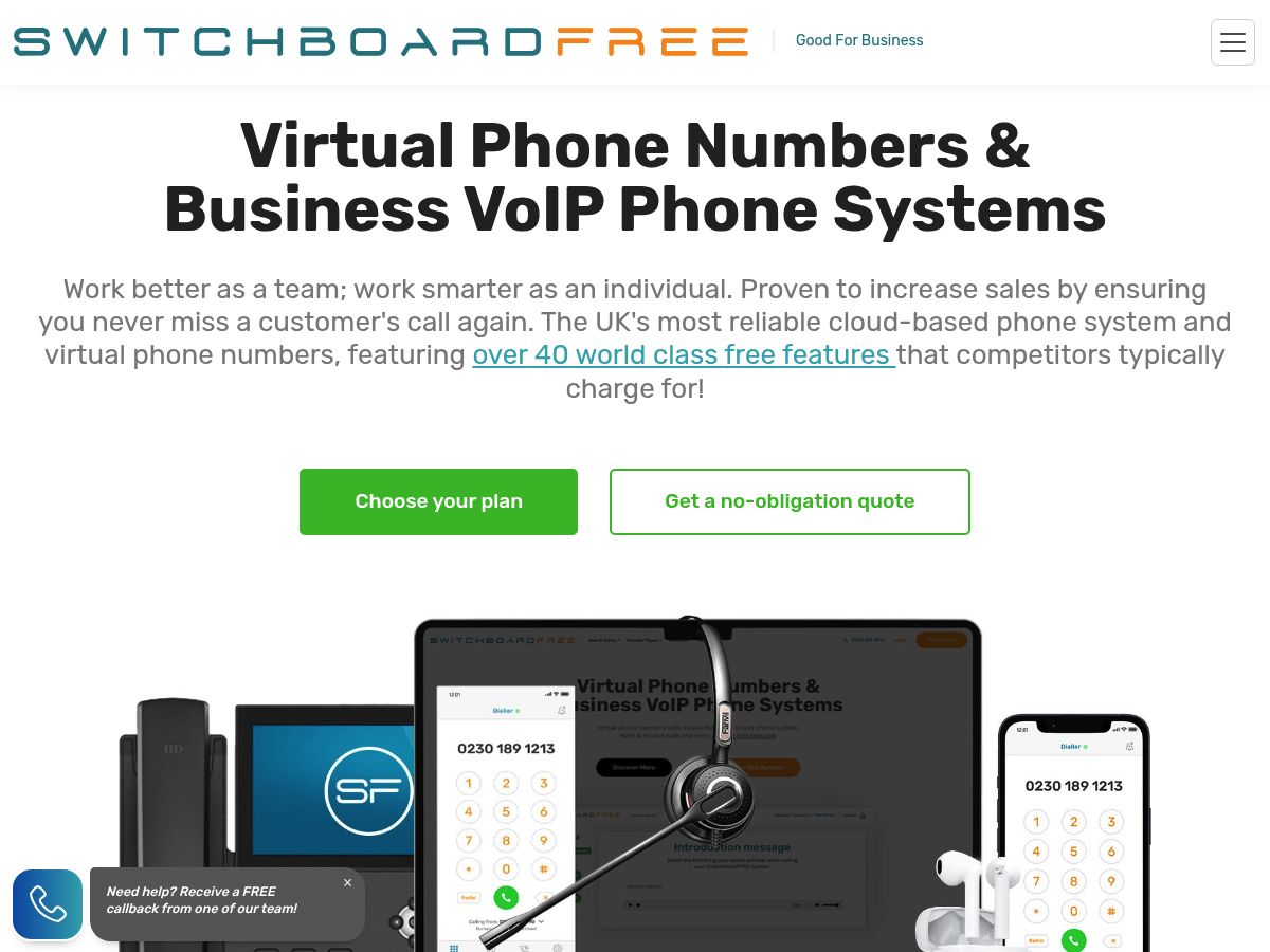 SwitchboardFREE VoIP Phone Systems logo