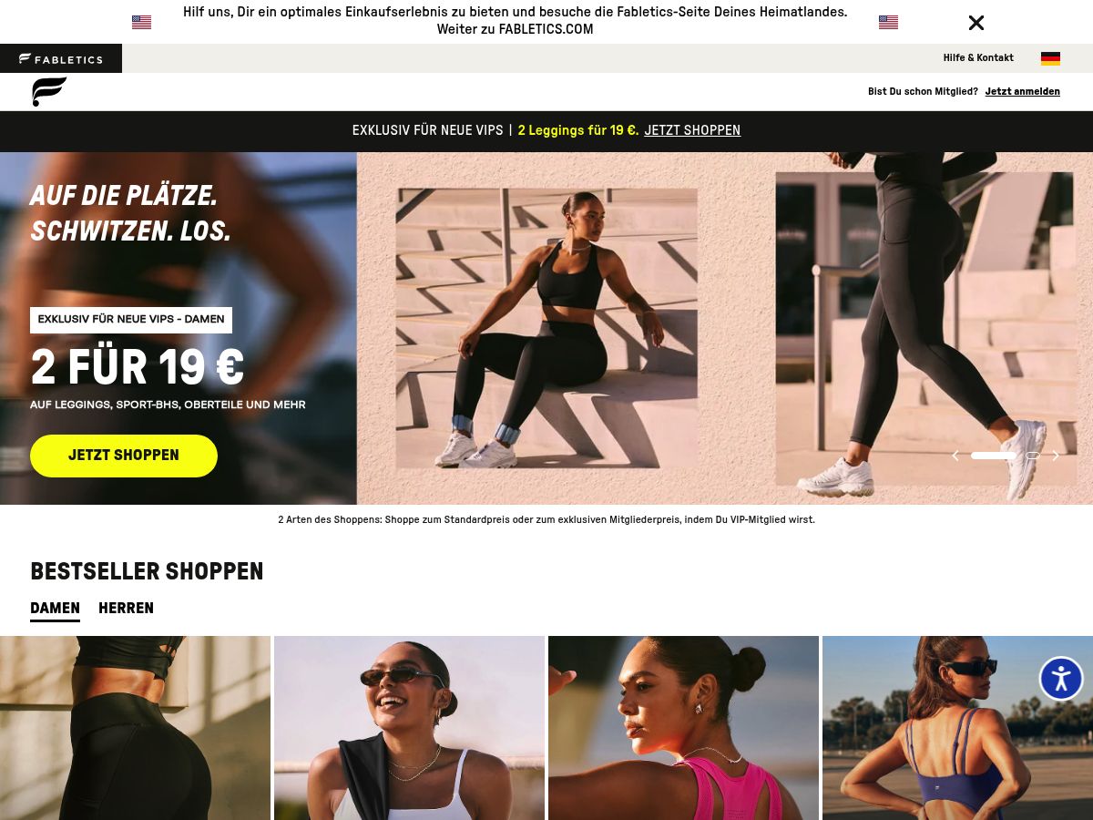 Fabletics Deutschland logo