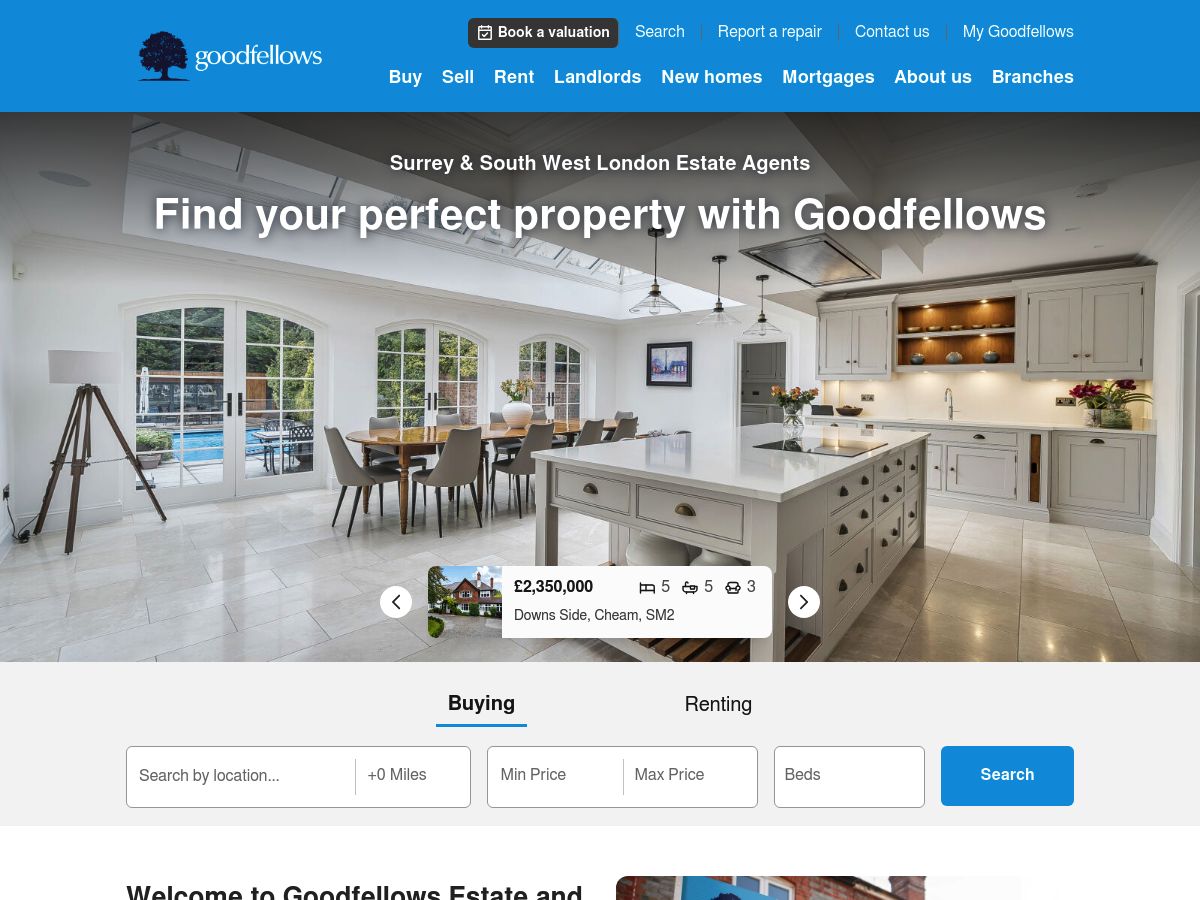 Goodfellows Estate Agents logo