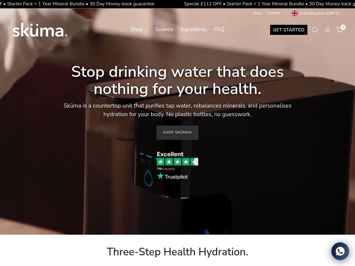 Sküma Water logo