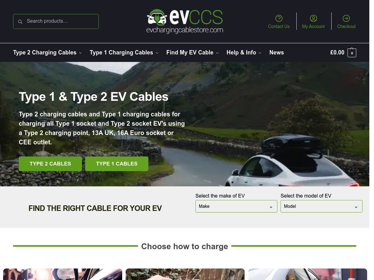 EV Charging Cable Store logo