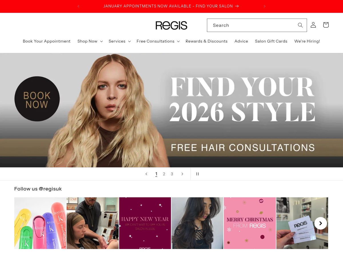 Regis Salons UK logo