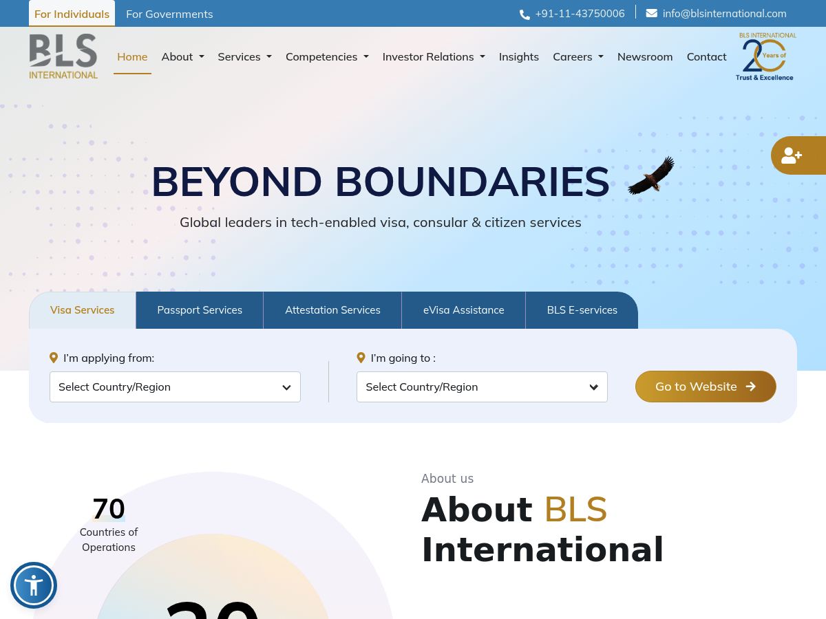BLS International Services Ltd. logo
