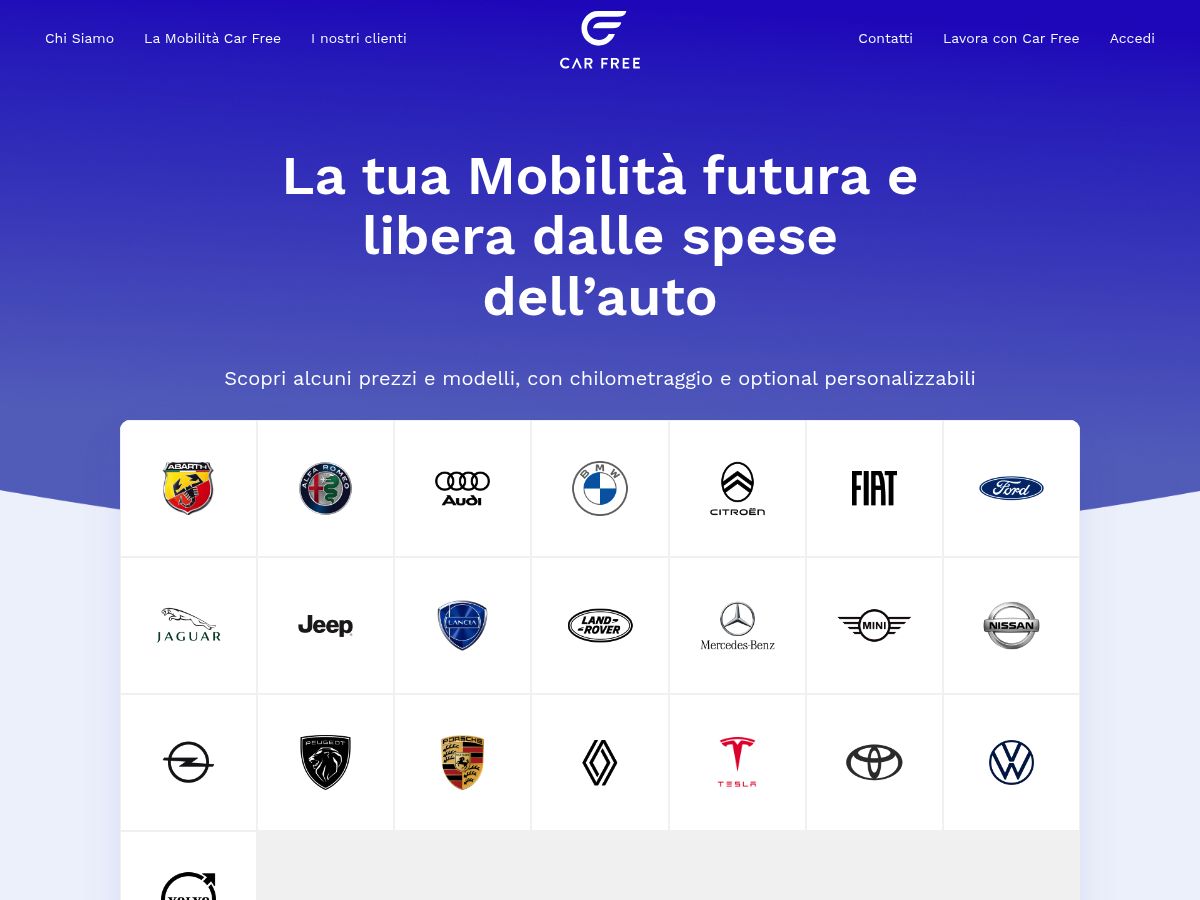 Car Free Italia logo