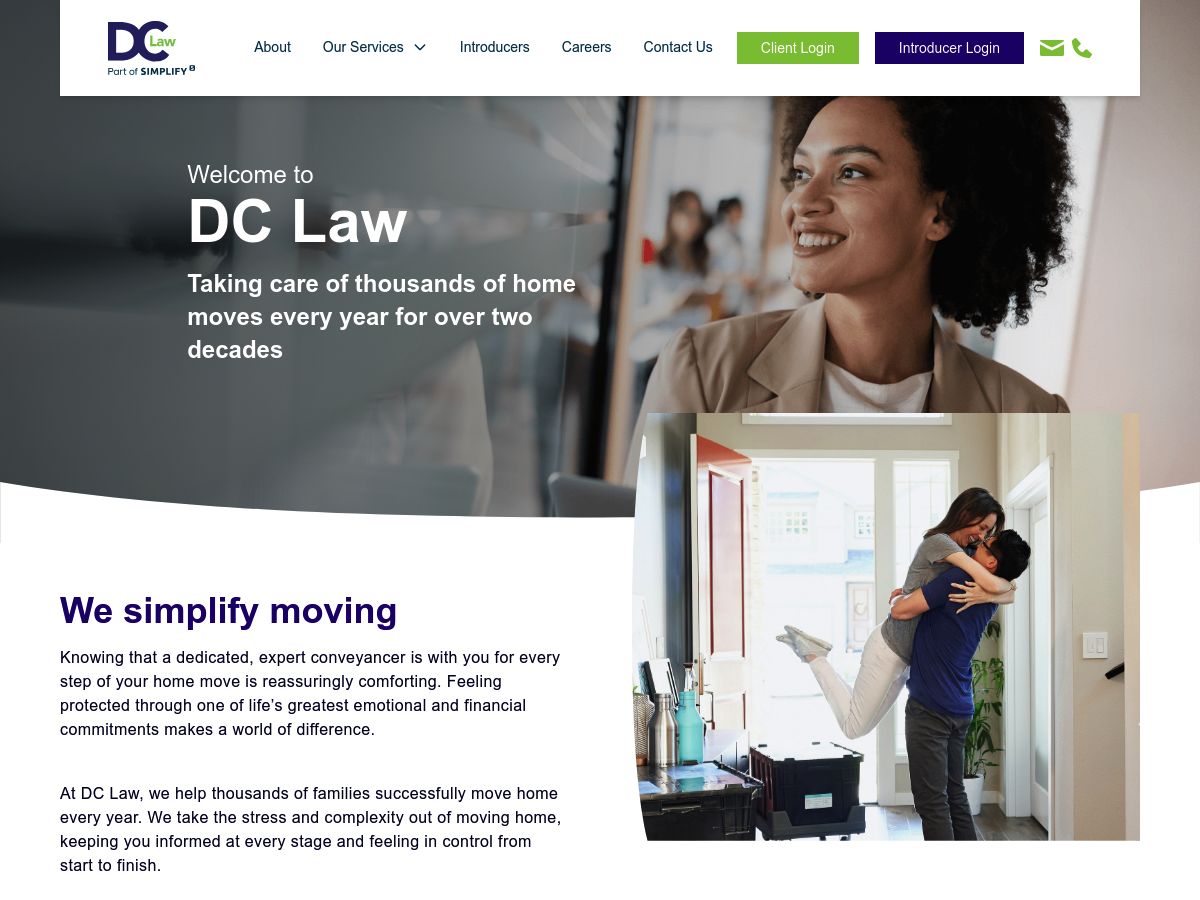 DC Law logo