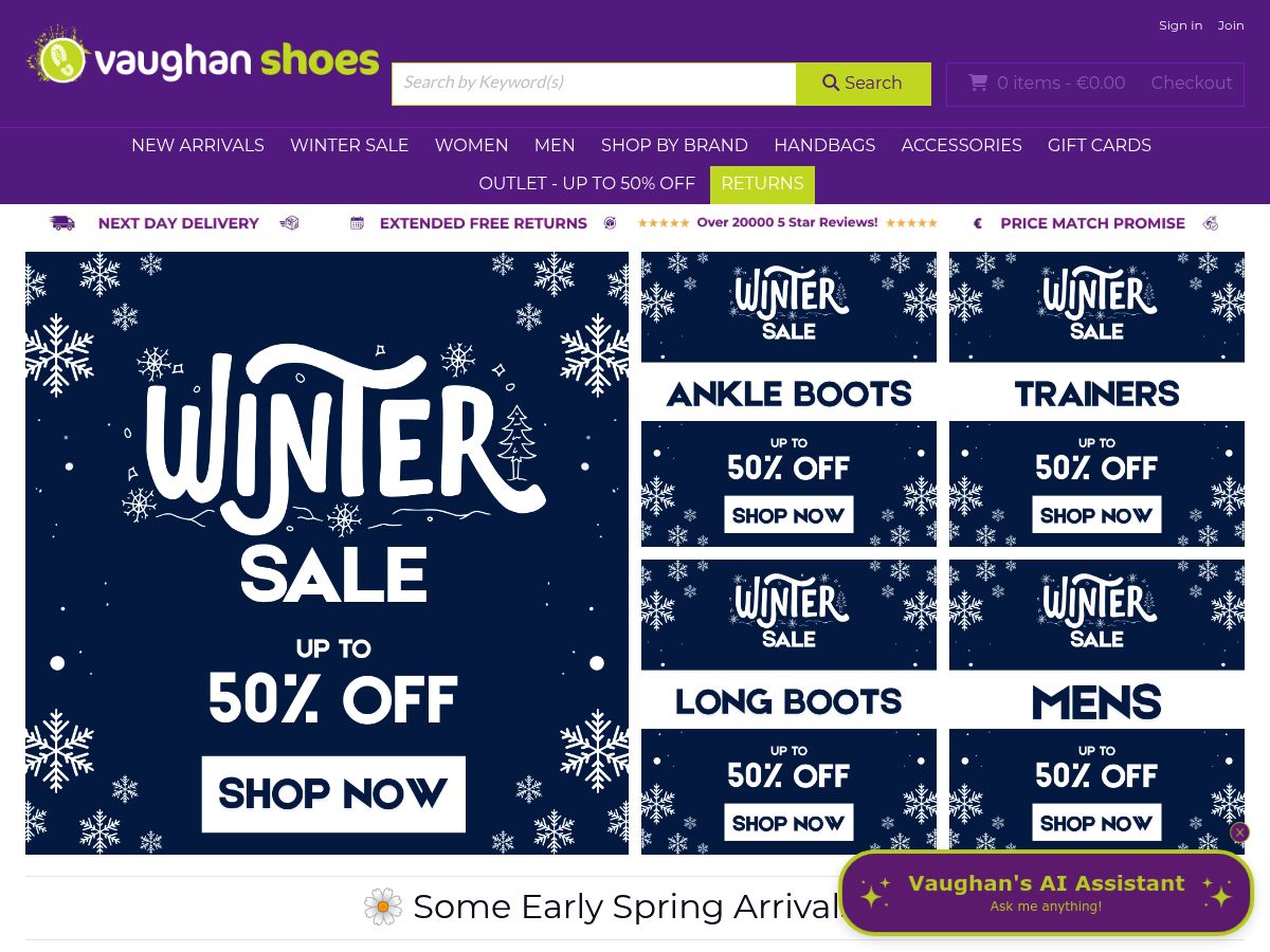 Vaughan Shoes logo