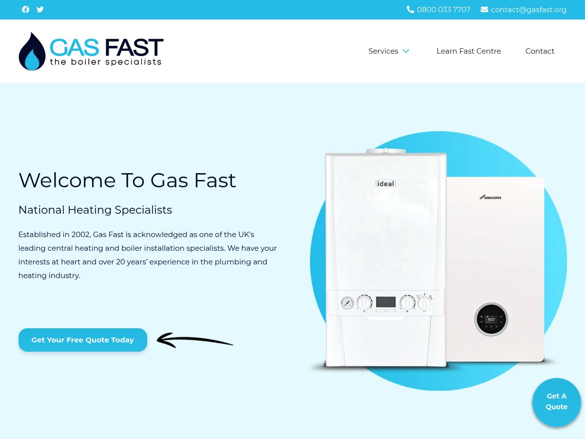 Gas Fast logo