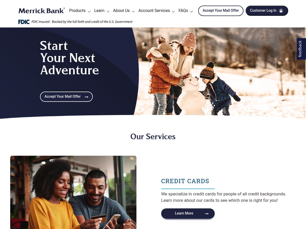 Merrick Bank logo