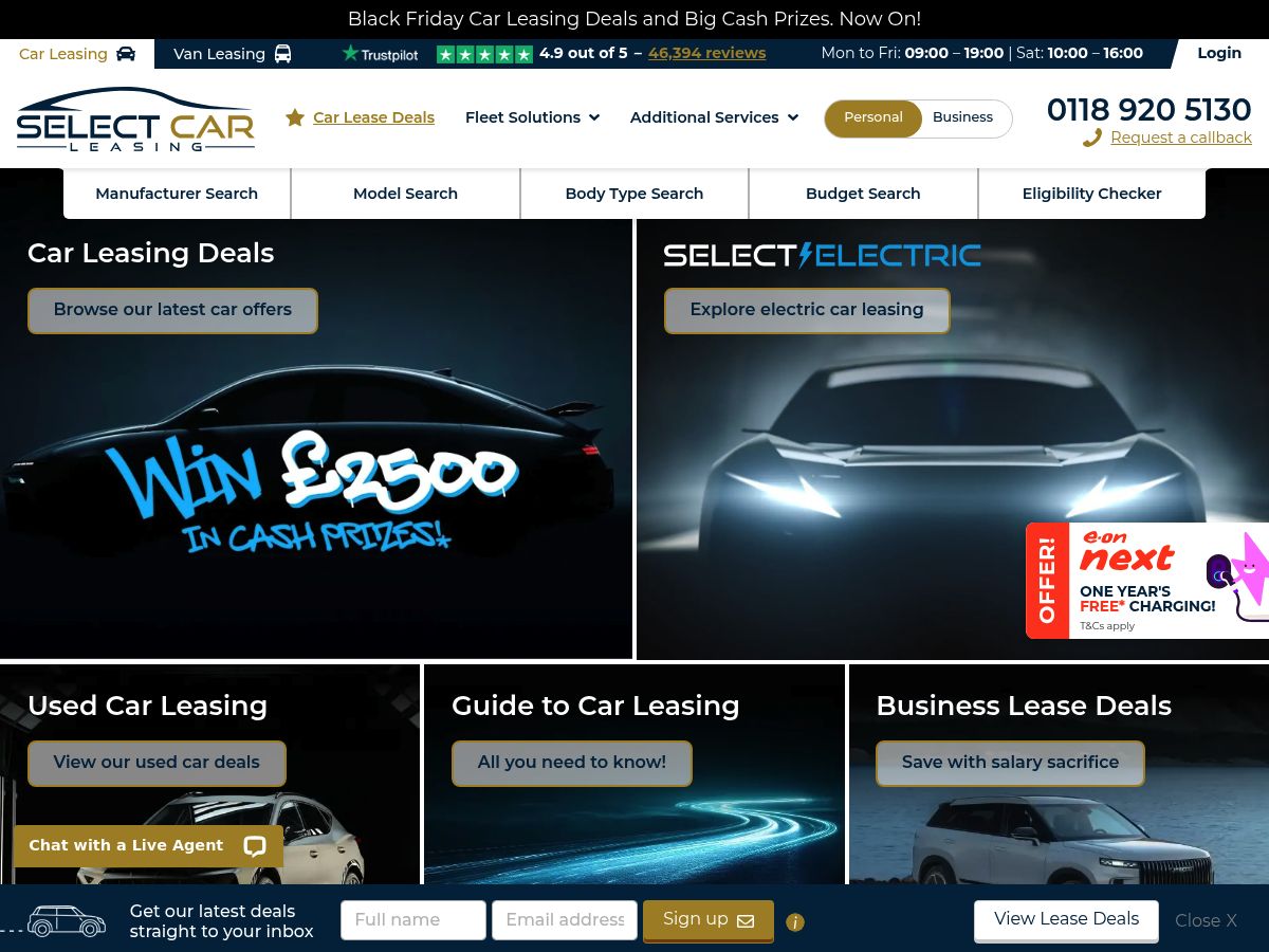 Select Car Leasing logo