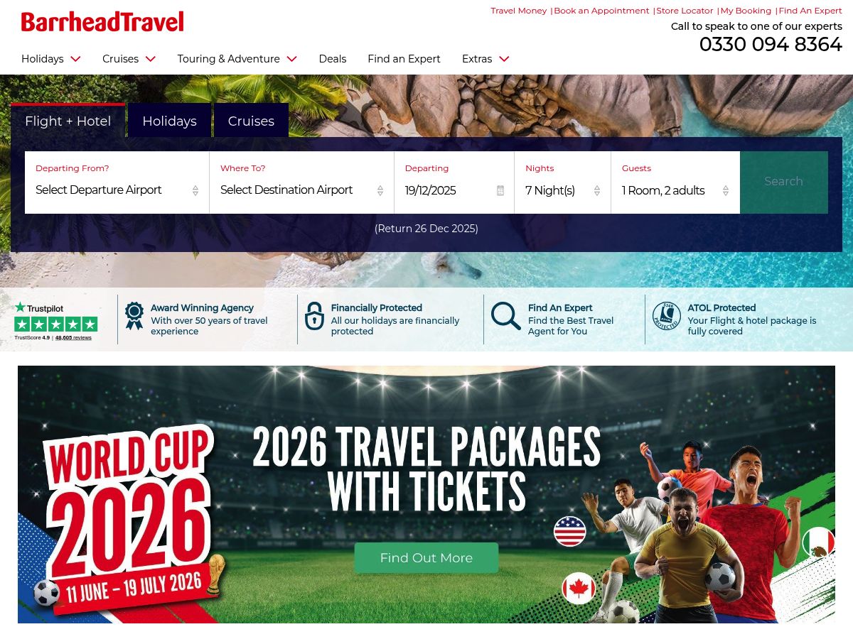 Barrhead Travel  logo
