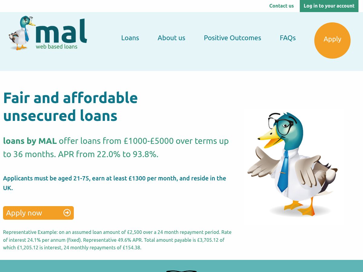 Loans by Mal UK logo
