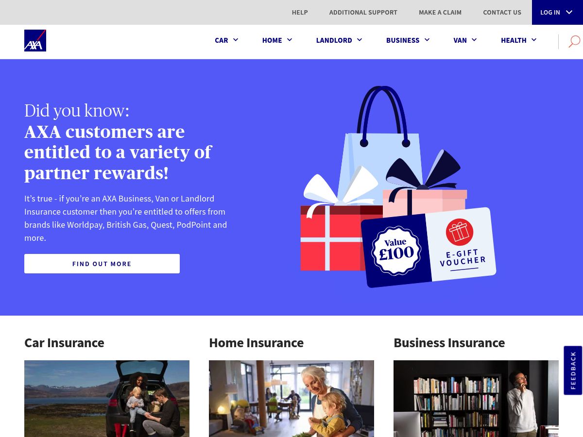 AXA UK Car and Home logo