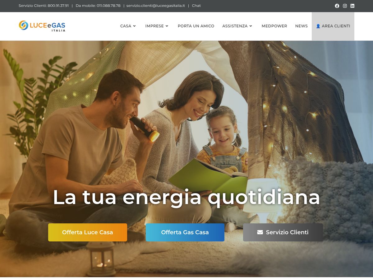 Luce e Gas Italia logo