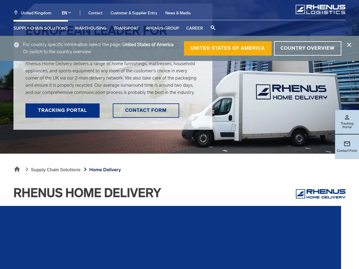 Rhenus Home Delivery UK logo
