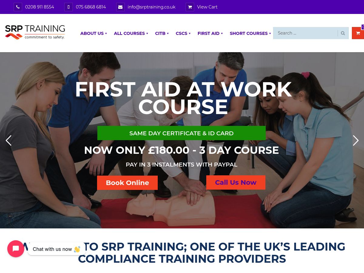 SRP TRAINING logo