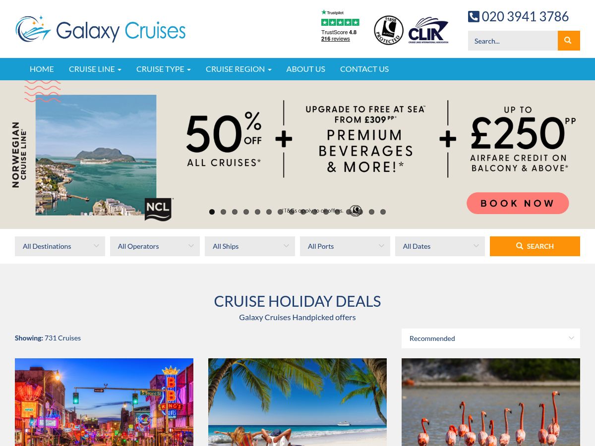 Galaxy Cruises logo