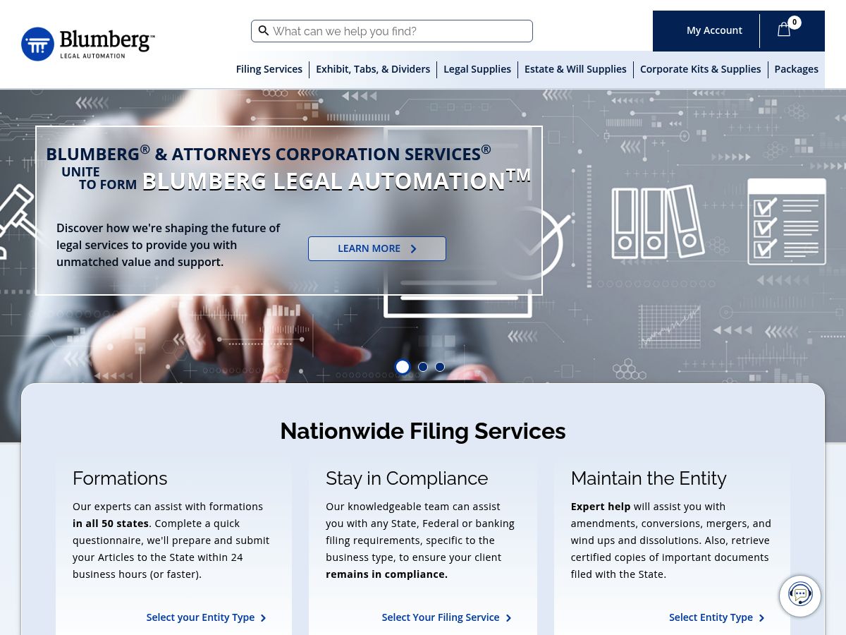 Blumberg Services Inc.  logo
