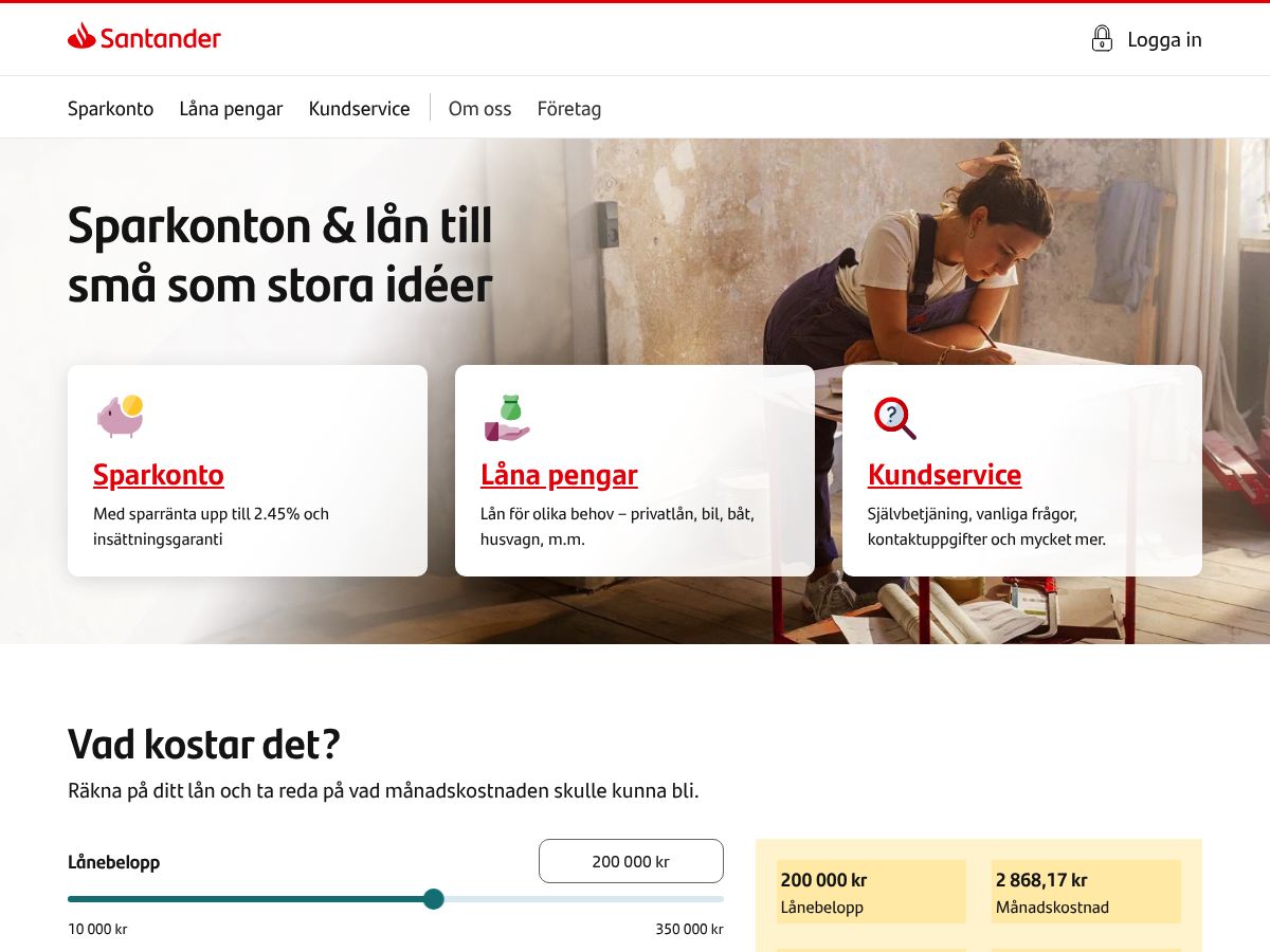 Santander Consumer Bank Sverige logo