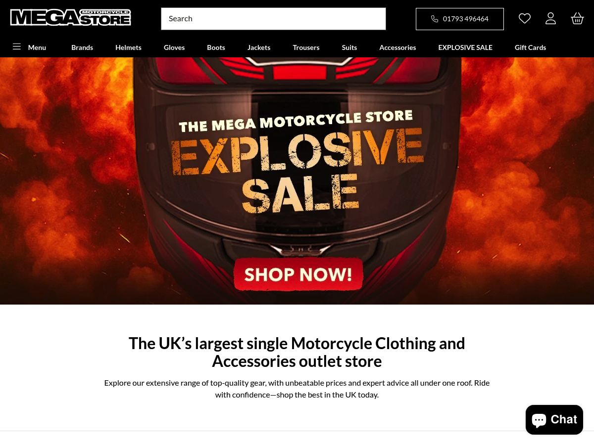 Mega Motorcycle Store logo