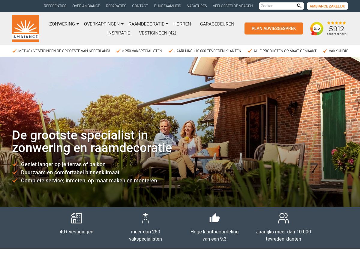 Ambiance Zonwering logo