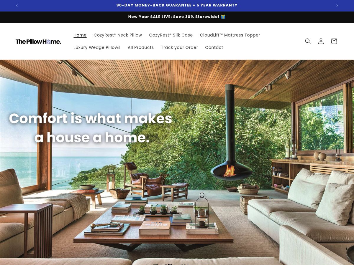 The Pillow Home logo