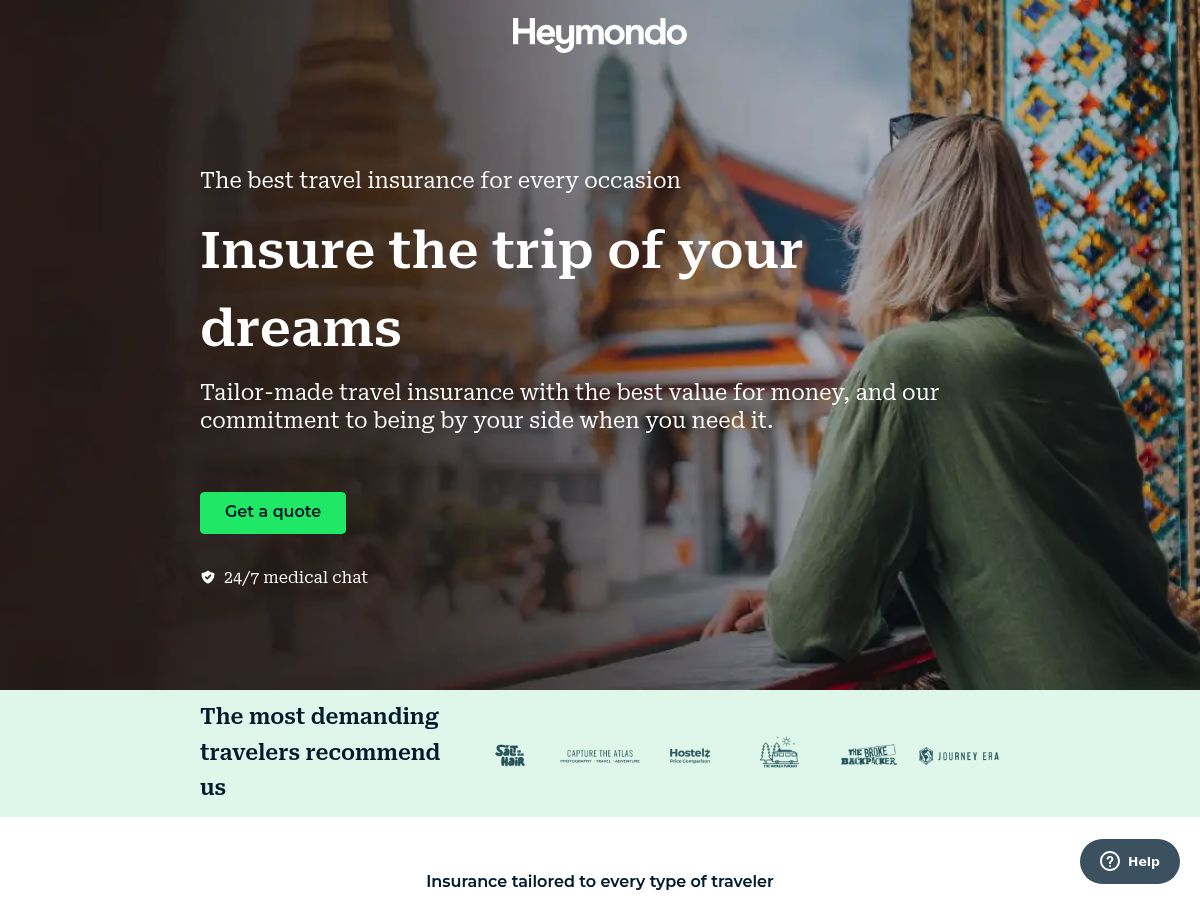 Heymondo Travel Insurance logo