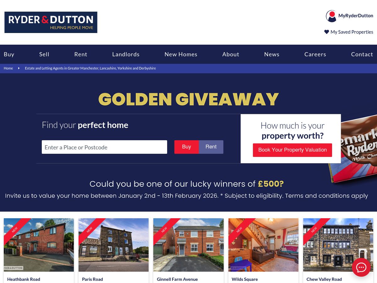 Ryder & Dutton Estate Agents logo