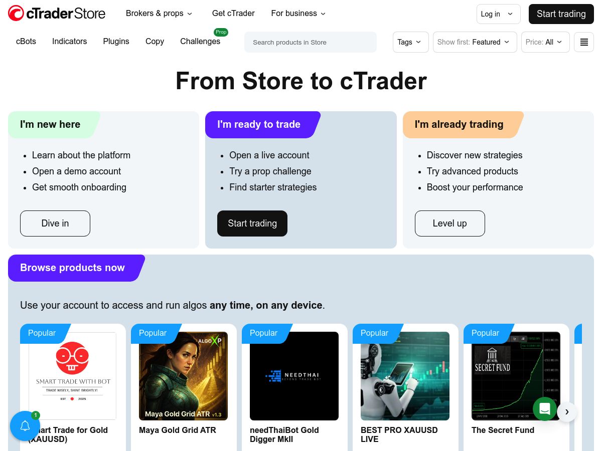 cTrader Trading Platform logo