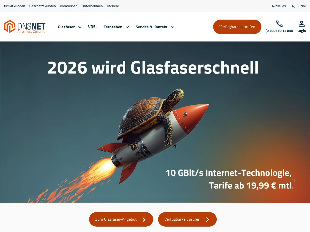 DNS:NET Internet Service GmbH logo