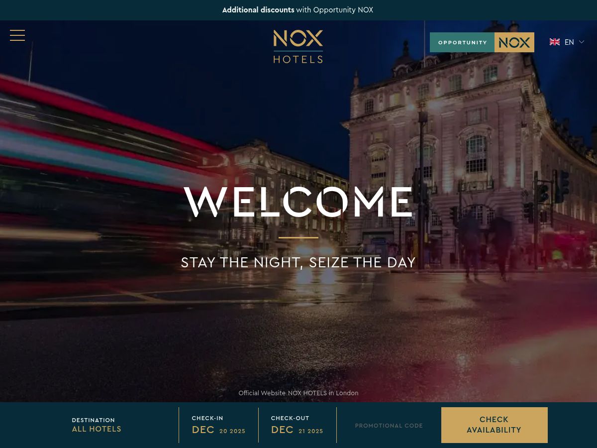 NOX Hotels logo