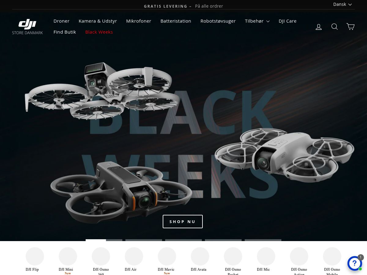 DJI Store Danmark logo