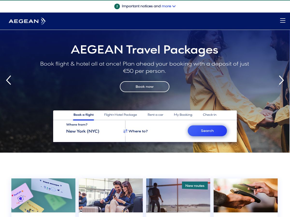 Aegean Airlines logo
