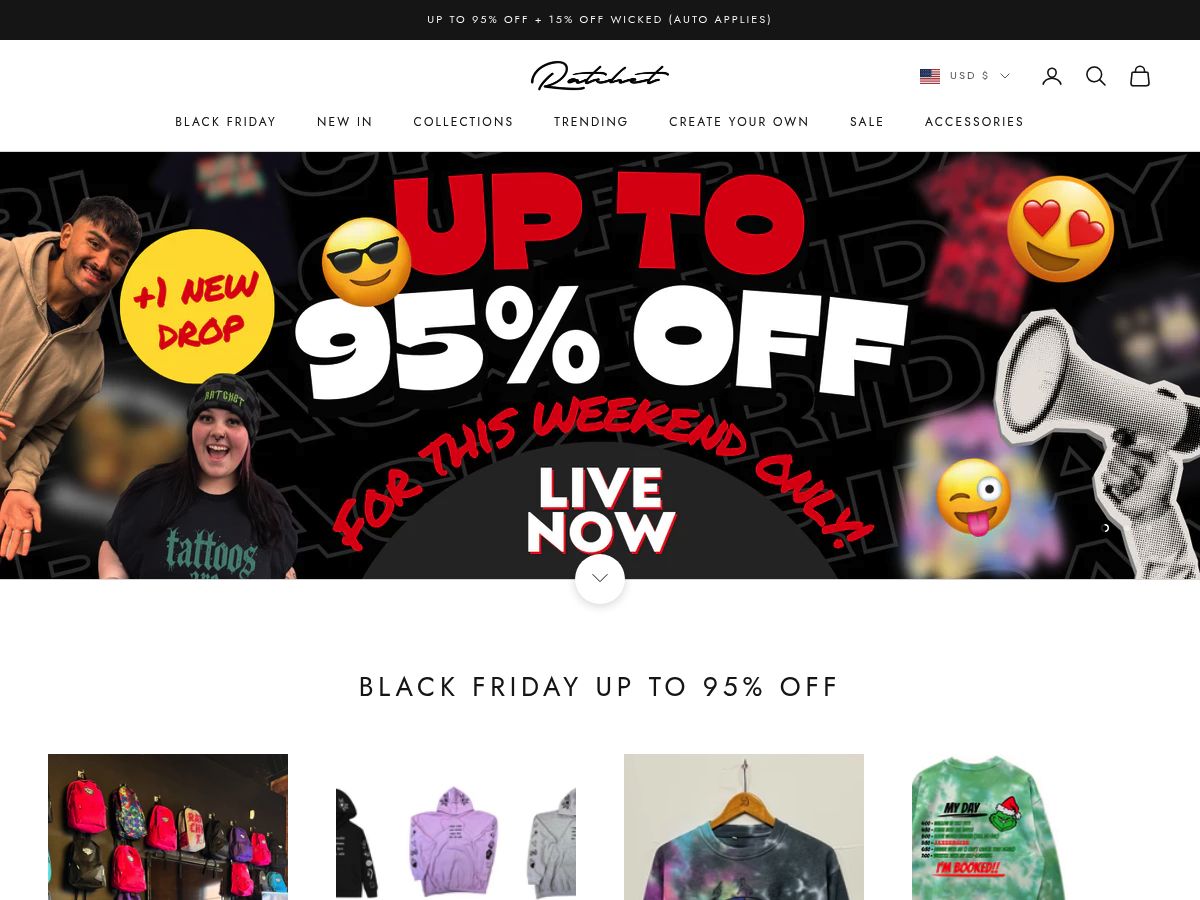 Ratchet Clothing logo