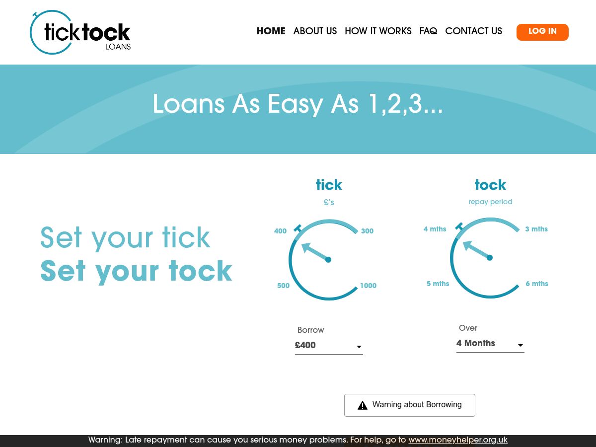 Tick Tock Loans logo