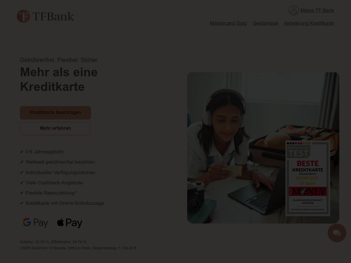 TF Bank in Deutschland logo