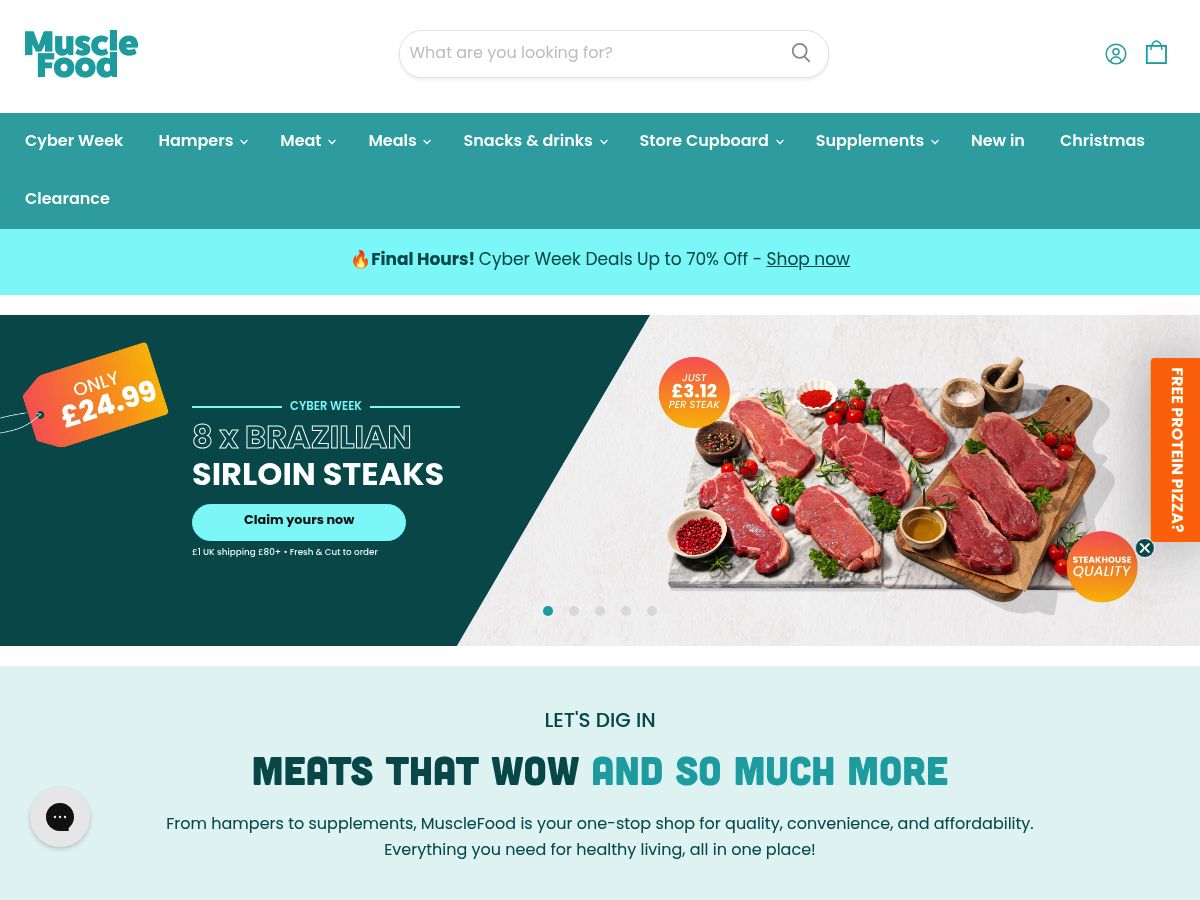Muscle Food - MuscleFood.com logo