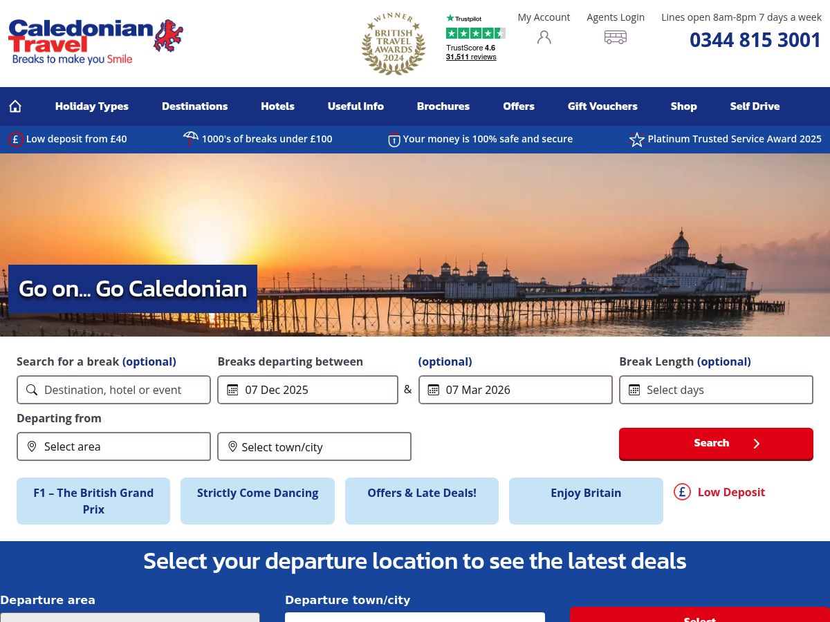 Caledonian Travel logo